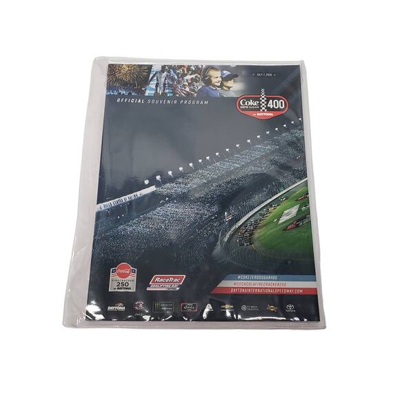 Nascar Official Souvenir Program Coke Zero Sugar 400 at Daytona Speedway July 7 - Picture 1 of 4